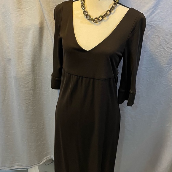 Brown Knit Diane Von Furstenberg Dress Size 12 - Picture 4 of 9